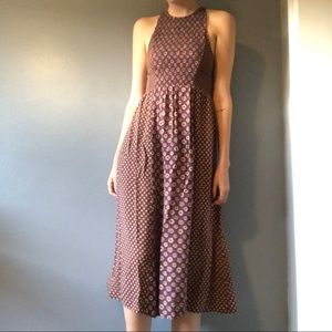 Urban Outfitters smocked midi dress
